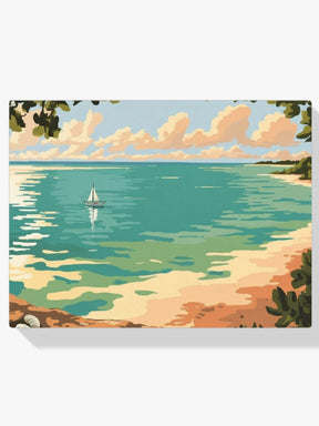 Måla efter siffror - Lugn horisont