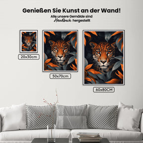 Måla efter siffror - Shadowhunter Leopard