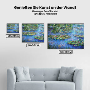 Malen nach Zahlen - Seerosen