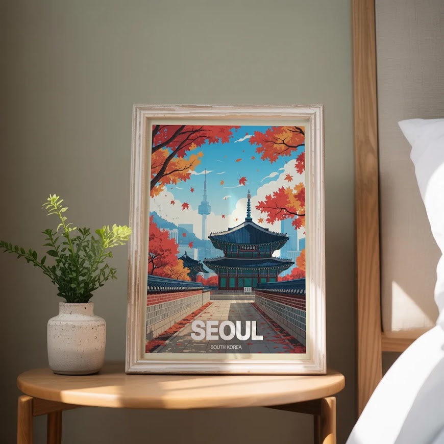 Måla efter siffror - Seoul, Sydkorea