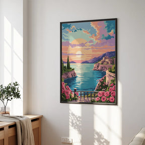 Måla efter siffror - Solnedgång över Provence