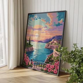 Måla efter siffror - Solnedgång över Provence