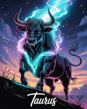 Måla efter siffror - Stjärntecken - Oxen