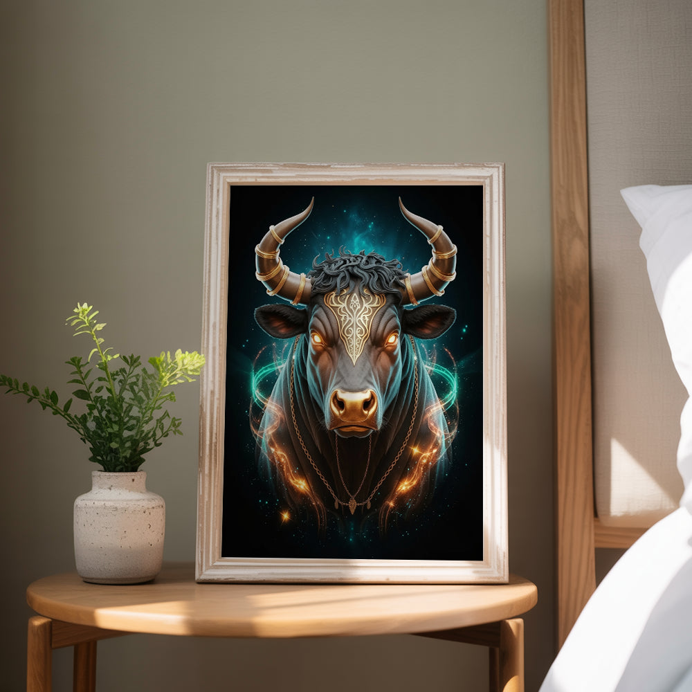 Måla efter siffror - Stjärntecken - Oxen