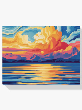 Måla efter siffror - Varmare horisont