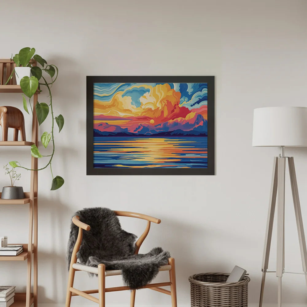 Måla efter siffror - Varmare horisont