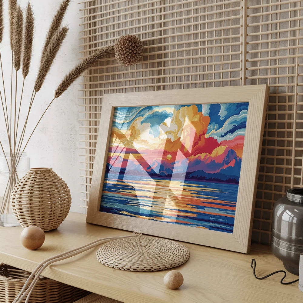 Måla efter siffror - Varmare horisont