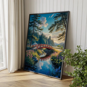 Måla efter siffror - Vindar över den röda bron