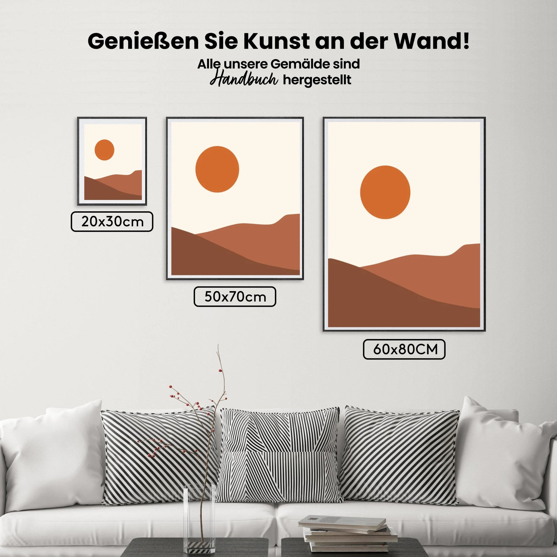 Malen nach Zahlen – Abstrakte Landschaft – 1