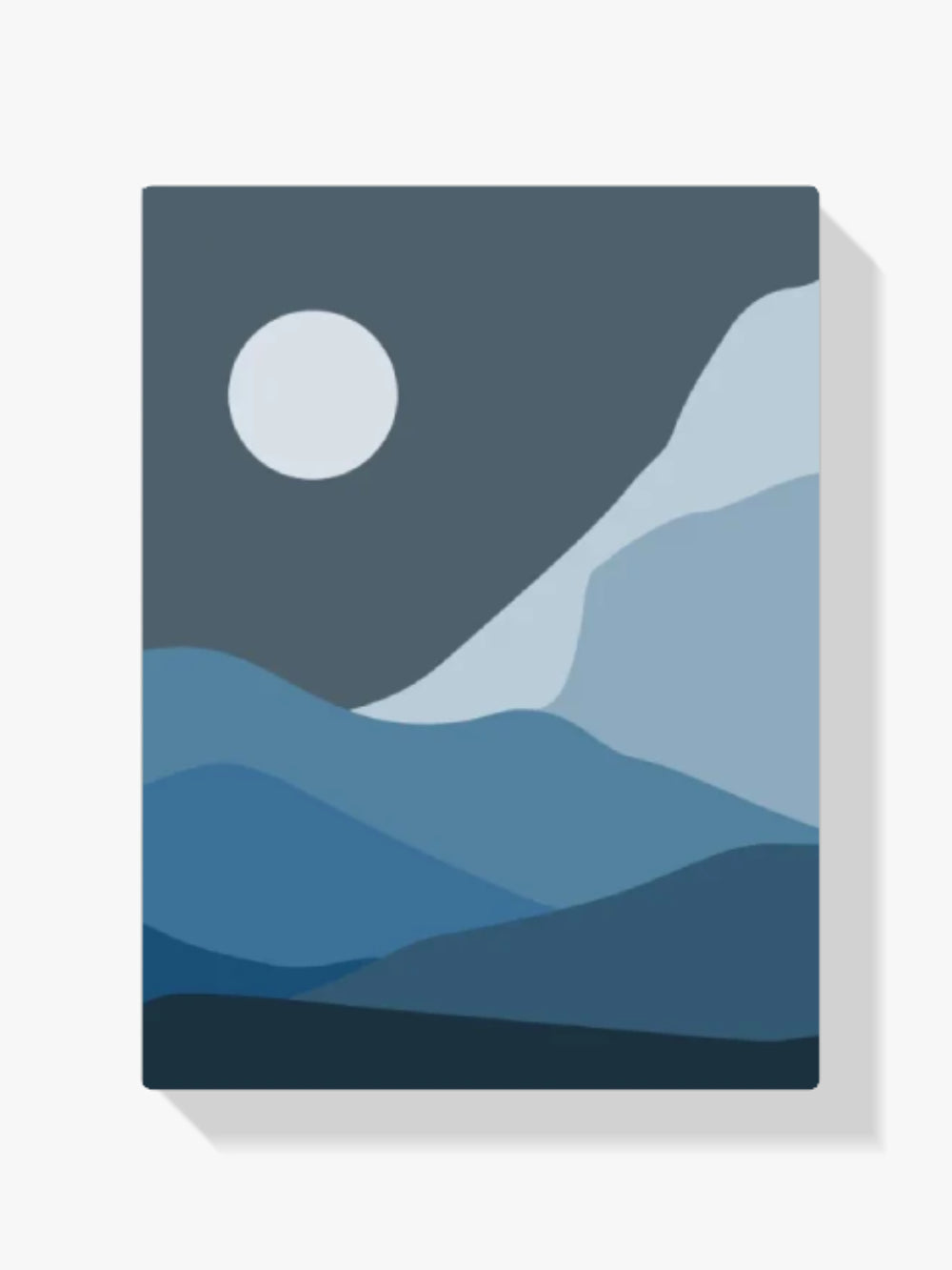 Malen nach Zahlen – Abstrakte Landschaft – 4