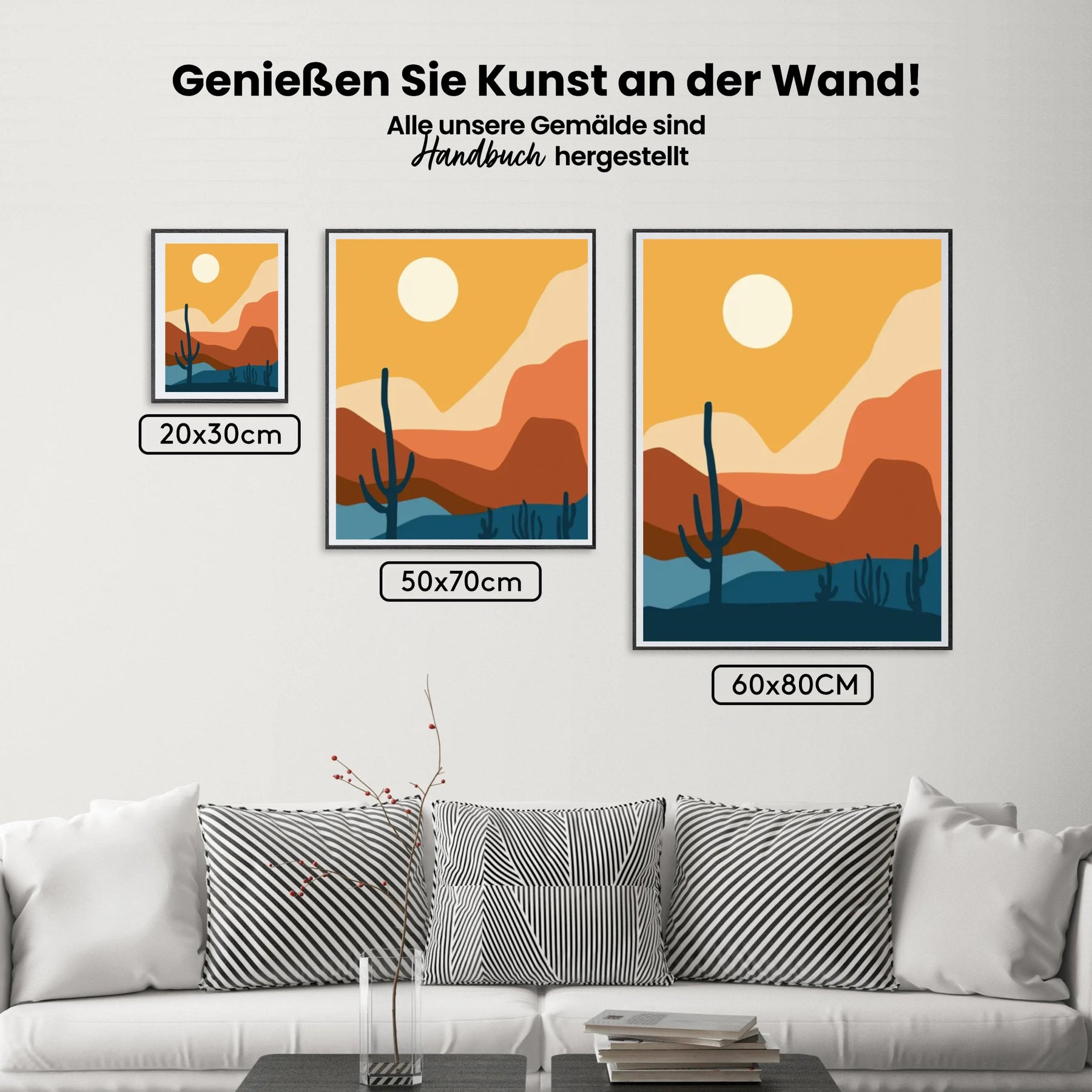 Malen nach Zahlen – Abstrakte Landschaft – 7