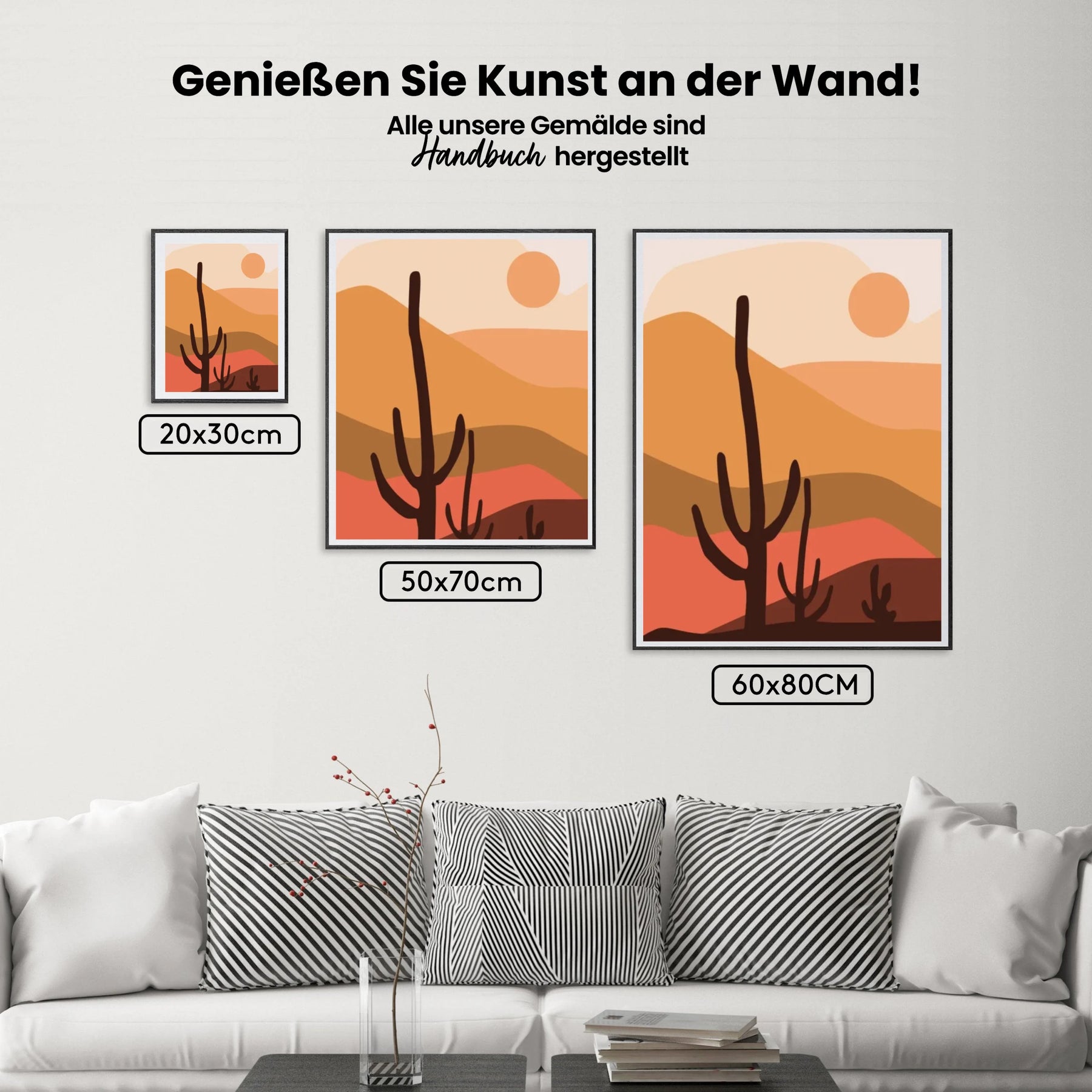 Malen nach Zahlen – Abstrakte Landschaft – 8