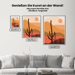 Malen nach Zahlen – Abstrakte Landschaft – 8