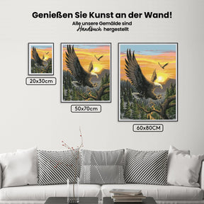 Malen nach Zahlen – Adler