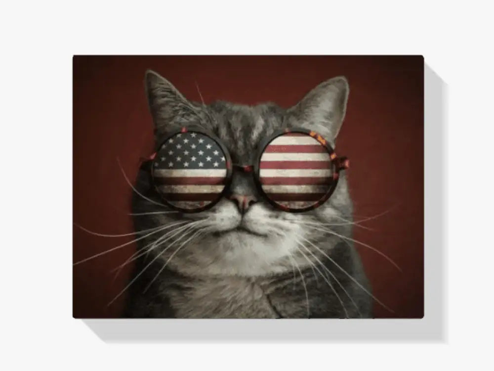 Malen nach Zahlen – Amerikanische Katze