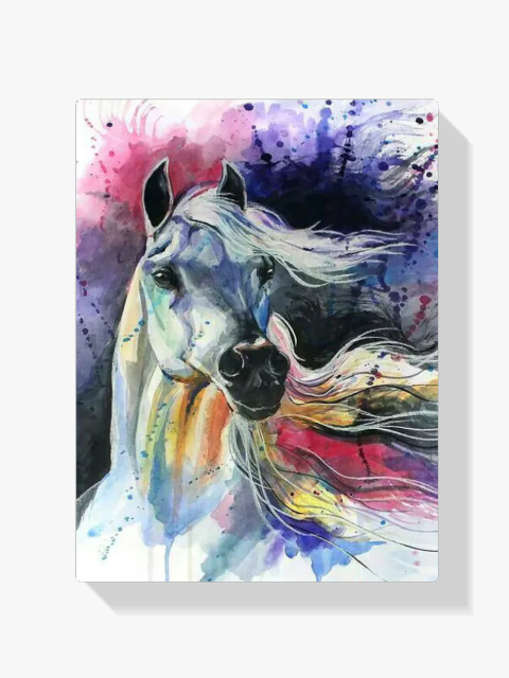 Malen nach Zahlen – Aquarell Pferd
