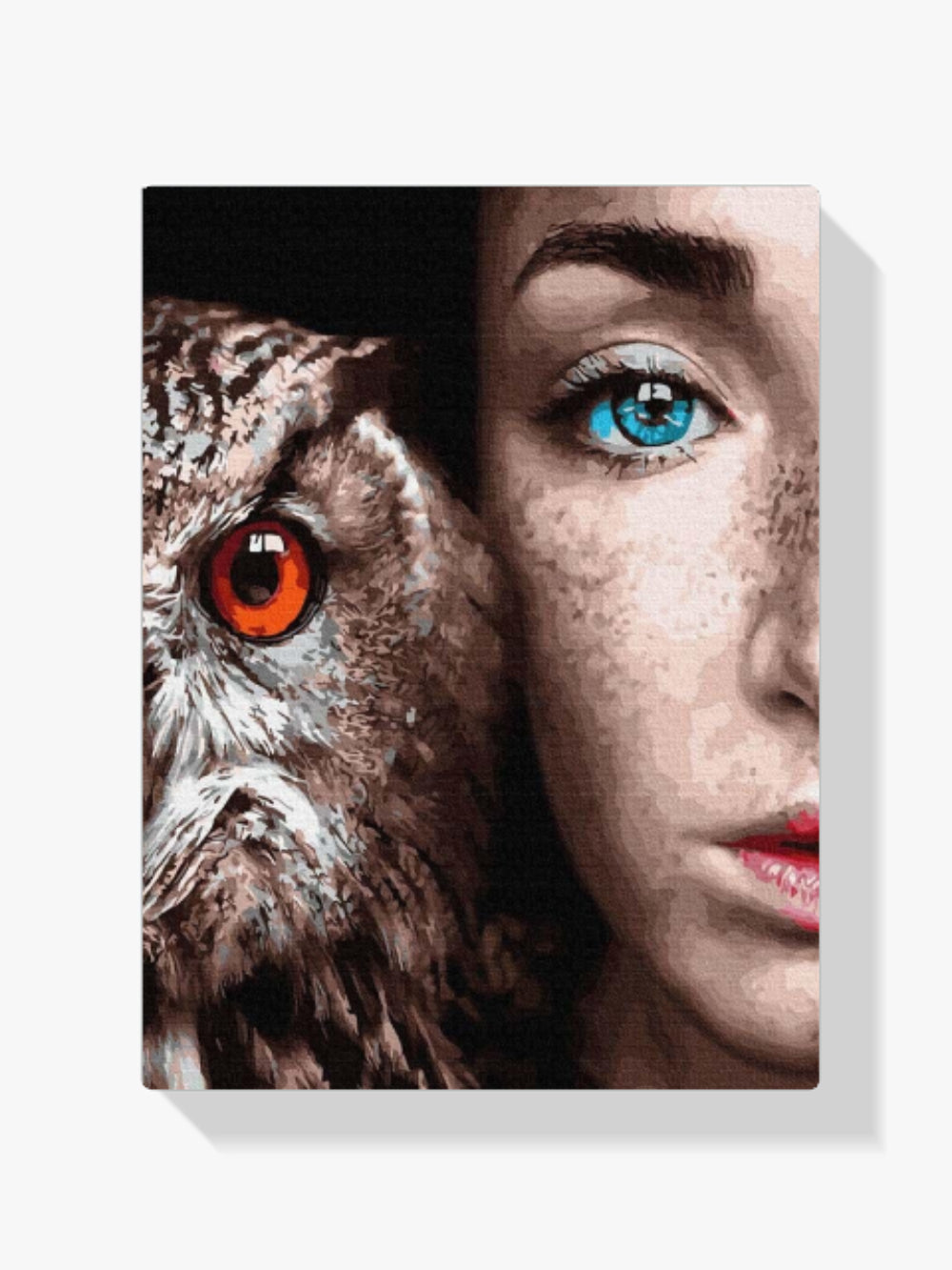Malen nach Zahlen – Auge in Auge