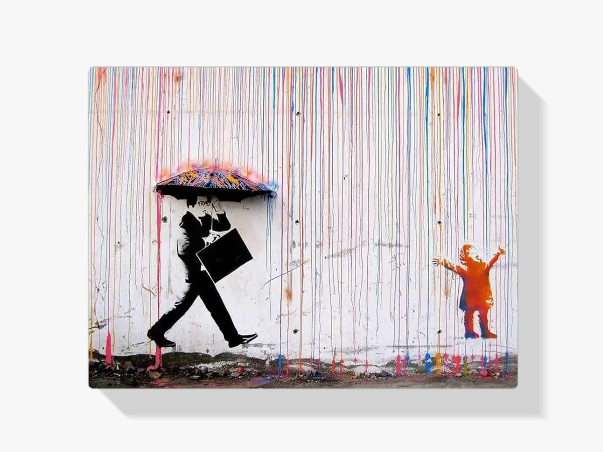 Malen nach Zahlen – Banksy – Farbenregen