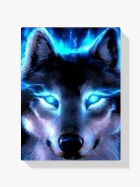 Malen nach Zahlen – Beleuchtung Wolf