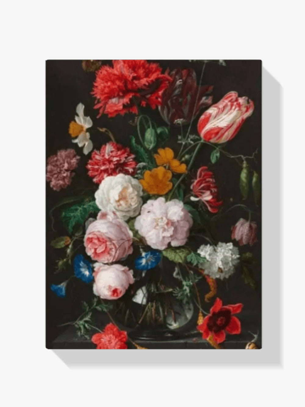 Malen nach Zahlen – Blumen in blauer vase