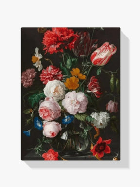 Malen nach Zahlen – Blumen in blauer vase