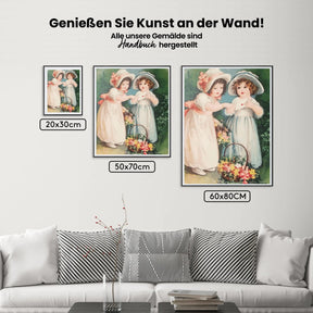 Malen nach Zahlen – Blumenmädchen
