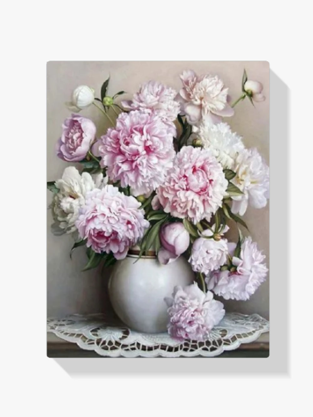 Malen nach Zahlen – Blumenstrauß in Vase