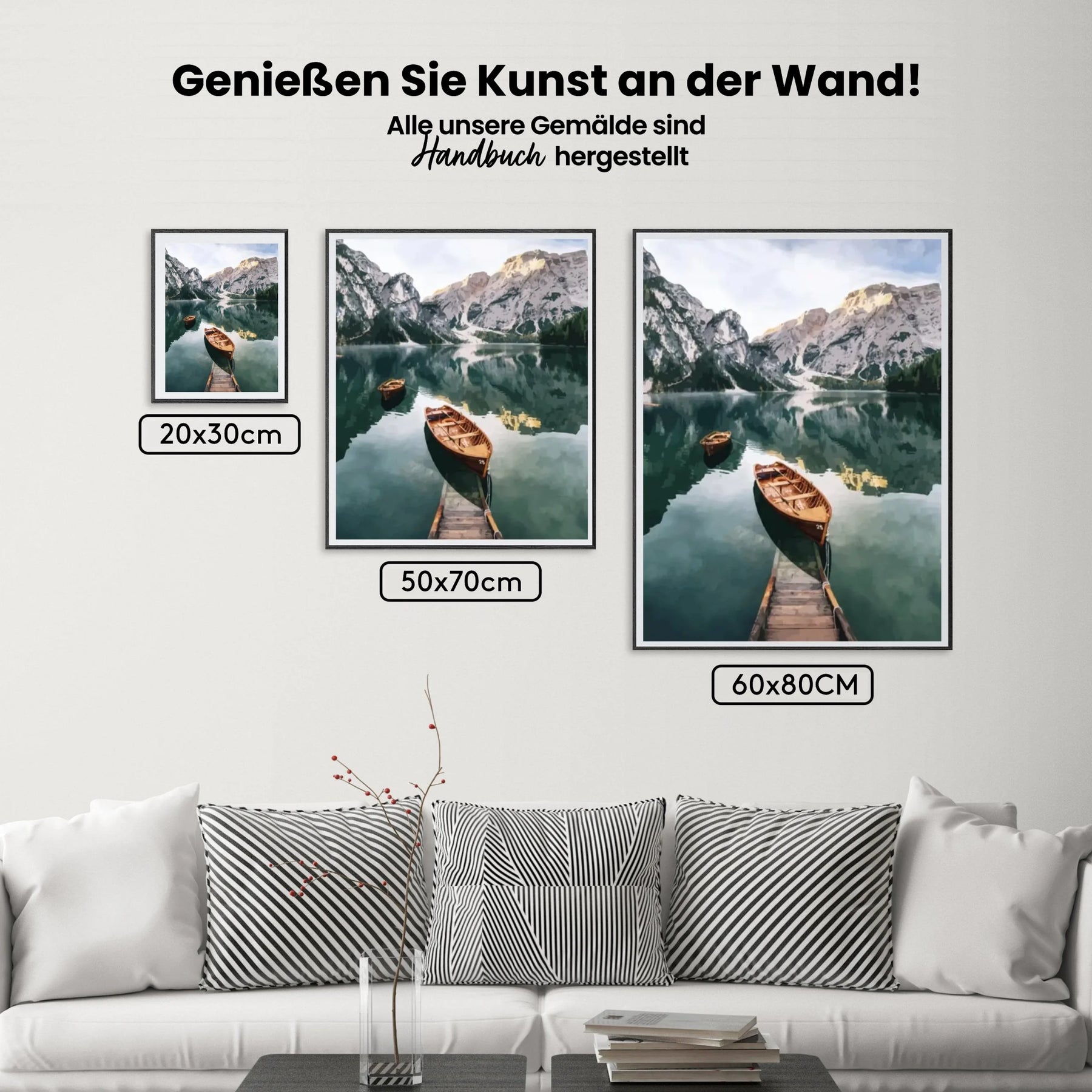 Malen nach Zahlen – Boot