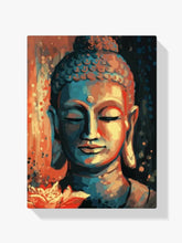 Malen nach Zahlen – Buddha mit Blume