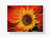 Malen nach Zahlen – Bunte Sonnenblume