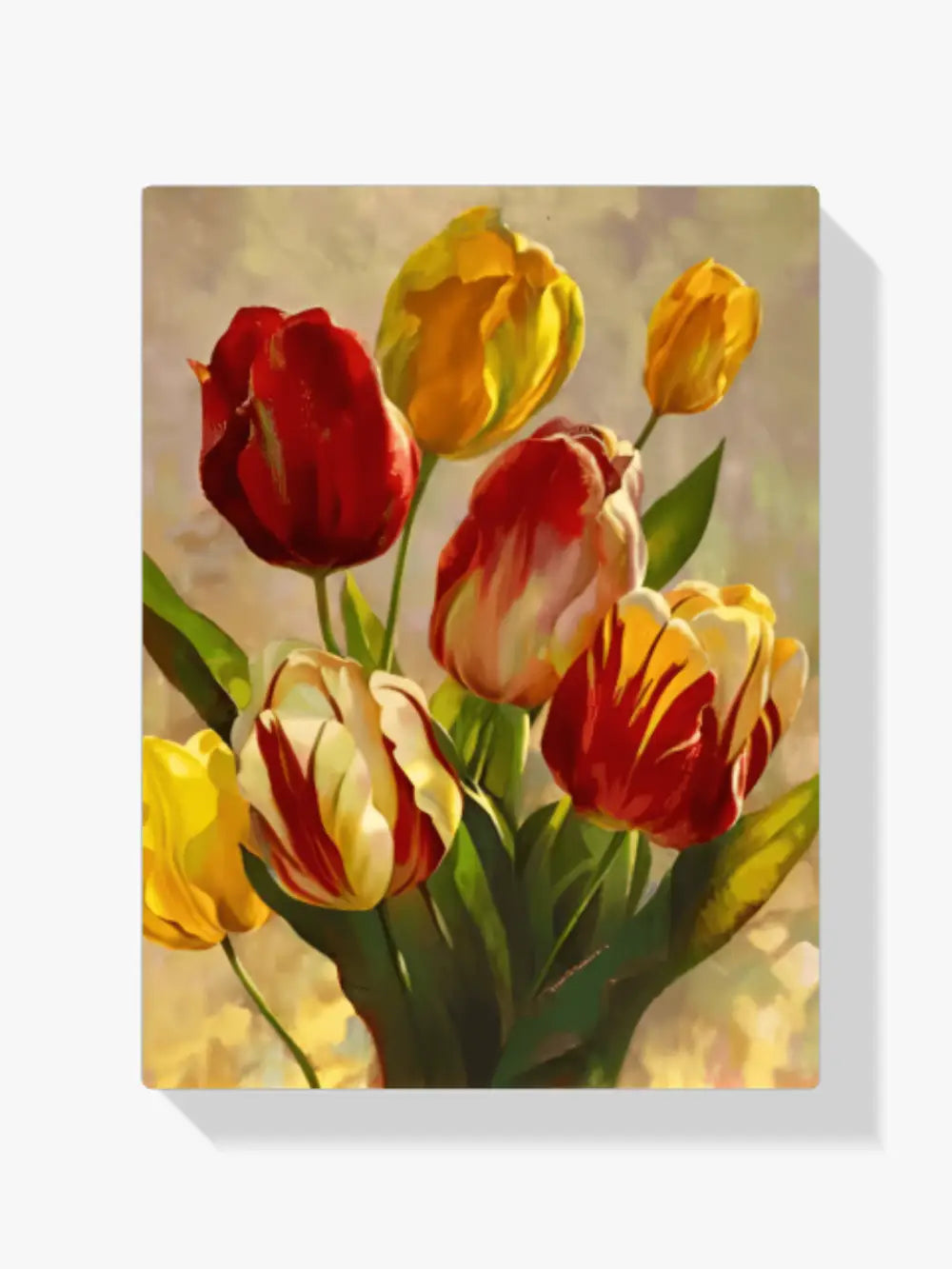 Malen nach Zahlen – Bunte Tulpen