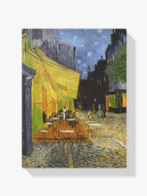 Malen nach Zahlen – Caféterrasse bei Nacht