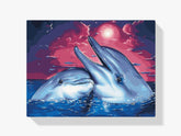 Malen nach Zahlen – Delphin Serenade