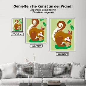 Malen nach Zahlen – Eichhörnchen – Artist’s Edition