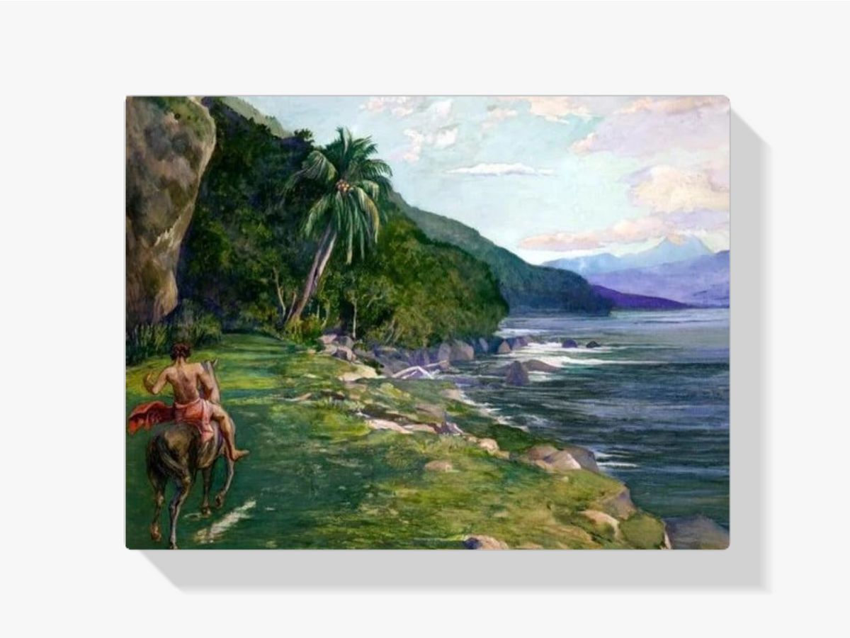 Malen nach Zahlen – Ein Reitweg auf Tahiti