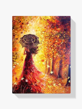 Malen nach Zahlen – Ein Spaziergang im Herbst