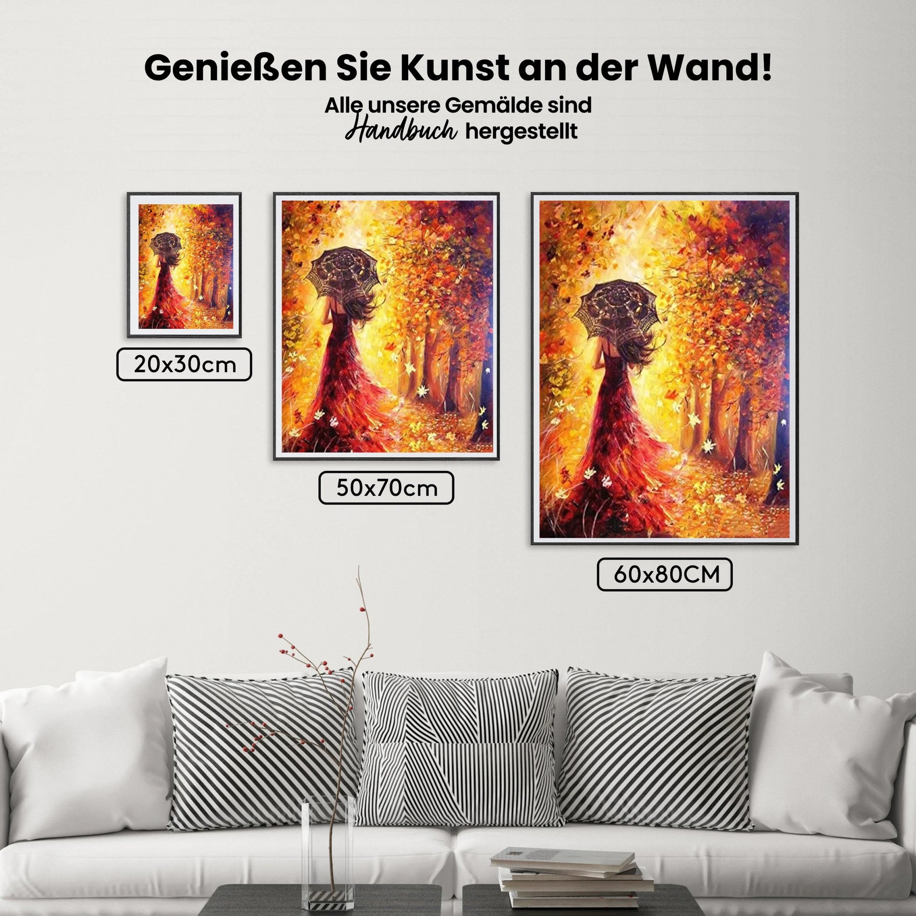 Malen nach Zahlen – Ein Spaziergang im Herbst