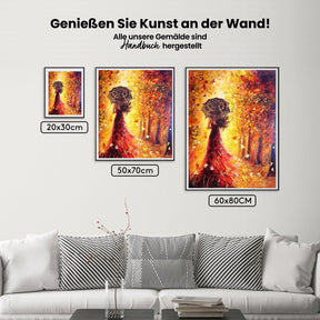 Malen nach Zahlen – Ein Spaziergang im Herbst