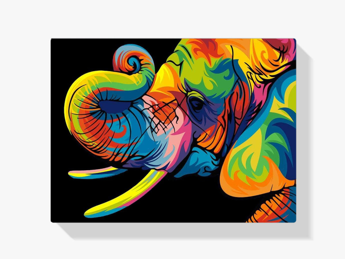 Malen nach Zahlen – Elefant