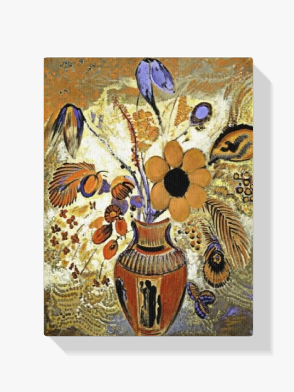 Malen nach Zahlen – Etruskische Vase mit Blumen