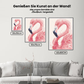 Malen nach Zahlen – Flamingo