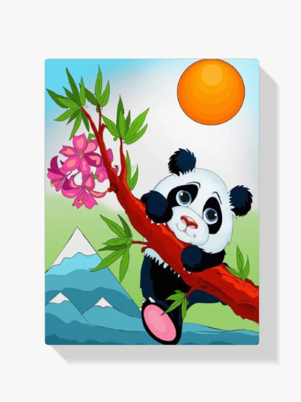 Malen nach Zahlen – Frecher Panda