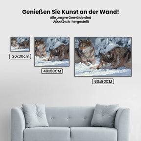 Malen nach Zahlen – Friedliche Grautöne