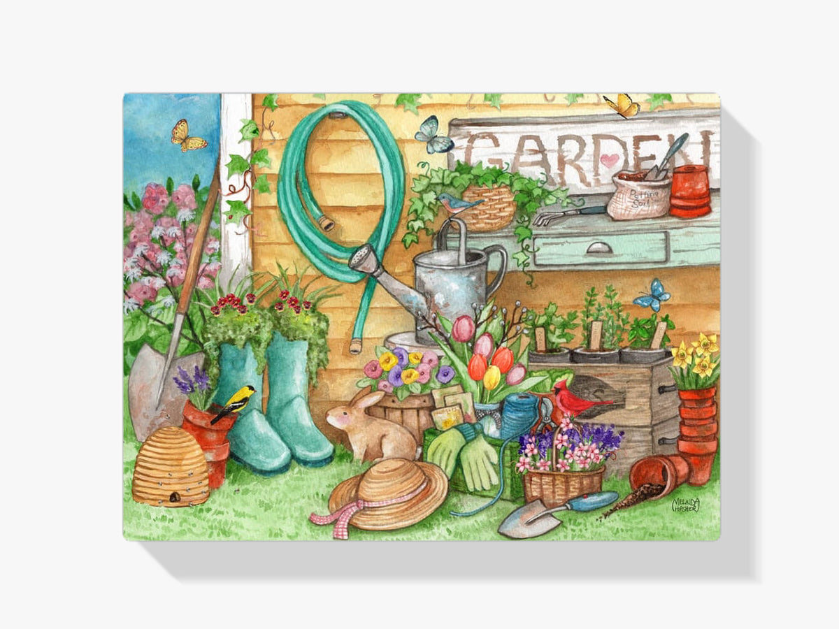 Malen nach Zahlen – Frühling Gartenarbeit