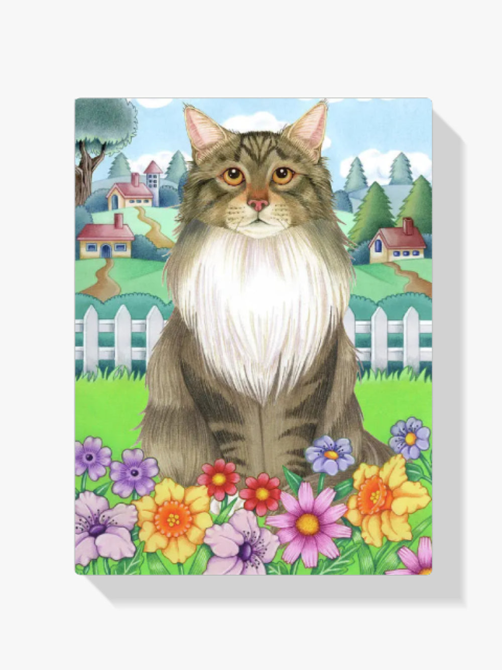 Malen nach Zahlen – Frühling Maine Coon