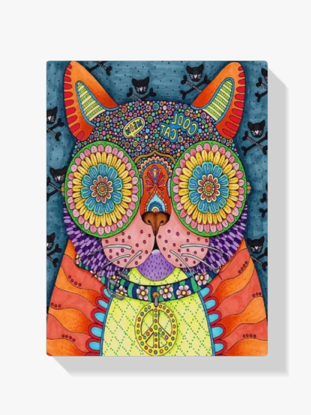 Malen nach Zahlen – Funky Cool Katze