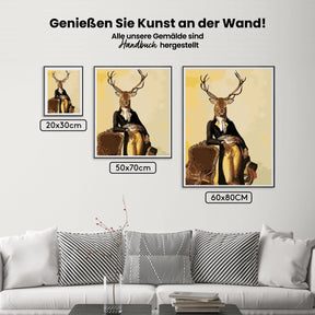Malen nach Zahlen – Gentleman Hirsch
