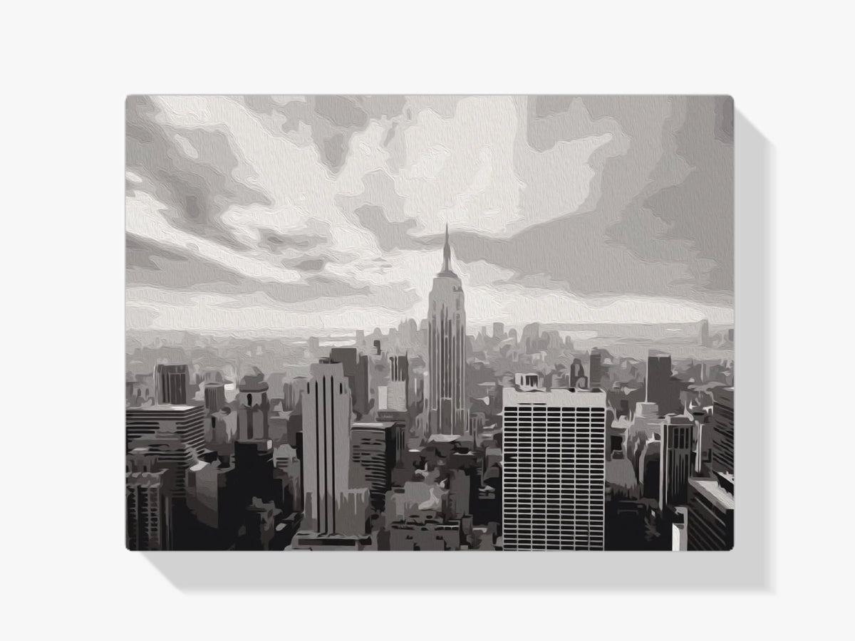 Malen nach Zahlen – Graues New York
