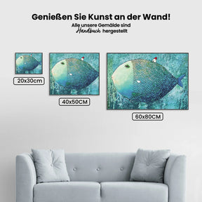 Malen nach Zahlen – Große Fische