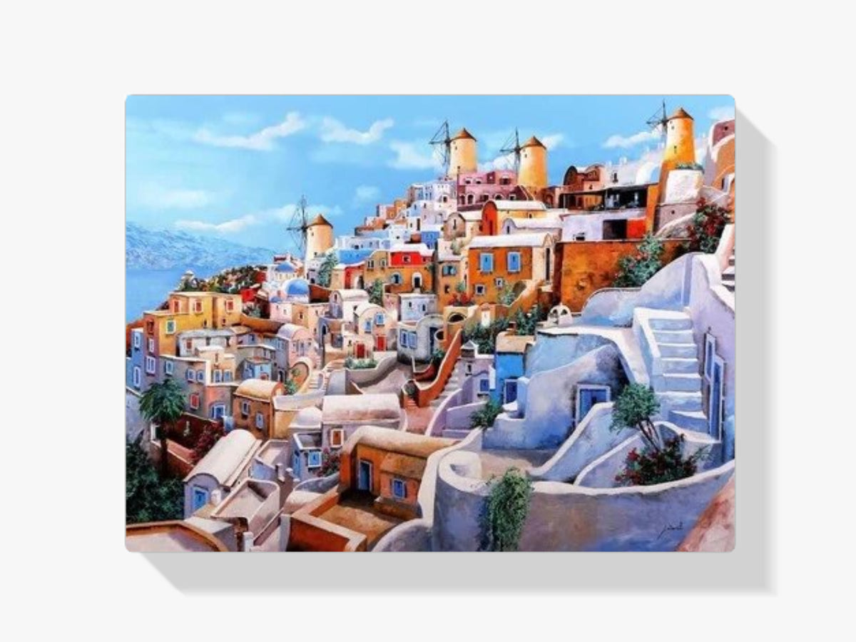 Malen nach Zahlen – I Colori di Santorini